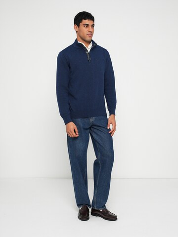 Barbour Pullover in Blau
