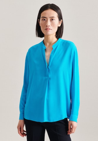 SEIDENSTICKER Blouse 'The Connecting Neutrals' in Blue: front