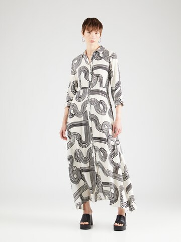 OBJECT Kleid 'Alli' in Beige: Vorderseite