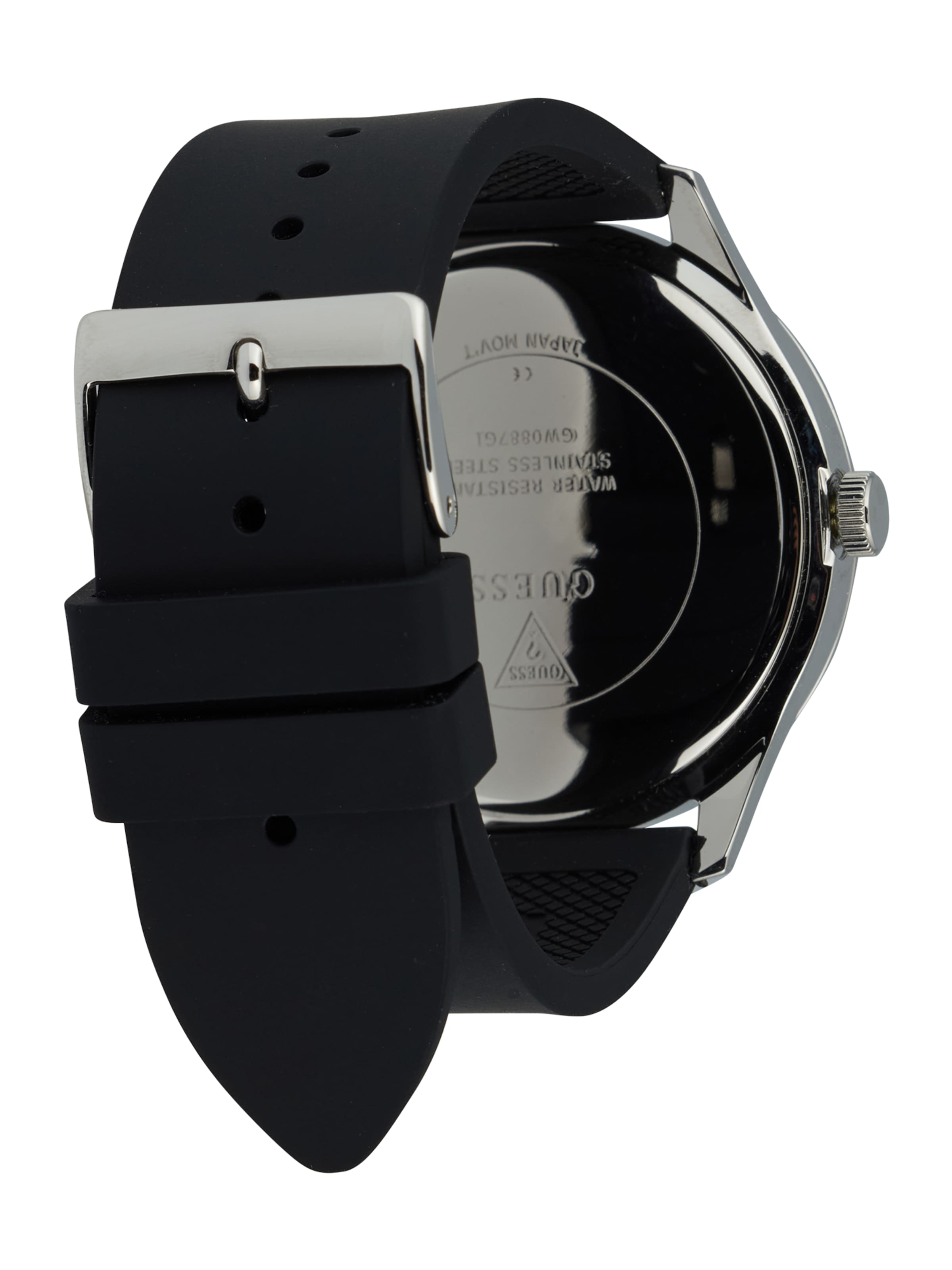 GUESS Uhr 'REPUTATION' in Silber