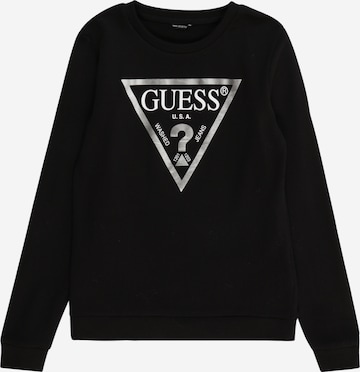 GUESS Свитшот в Черный: спереди