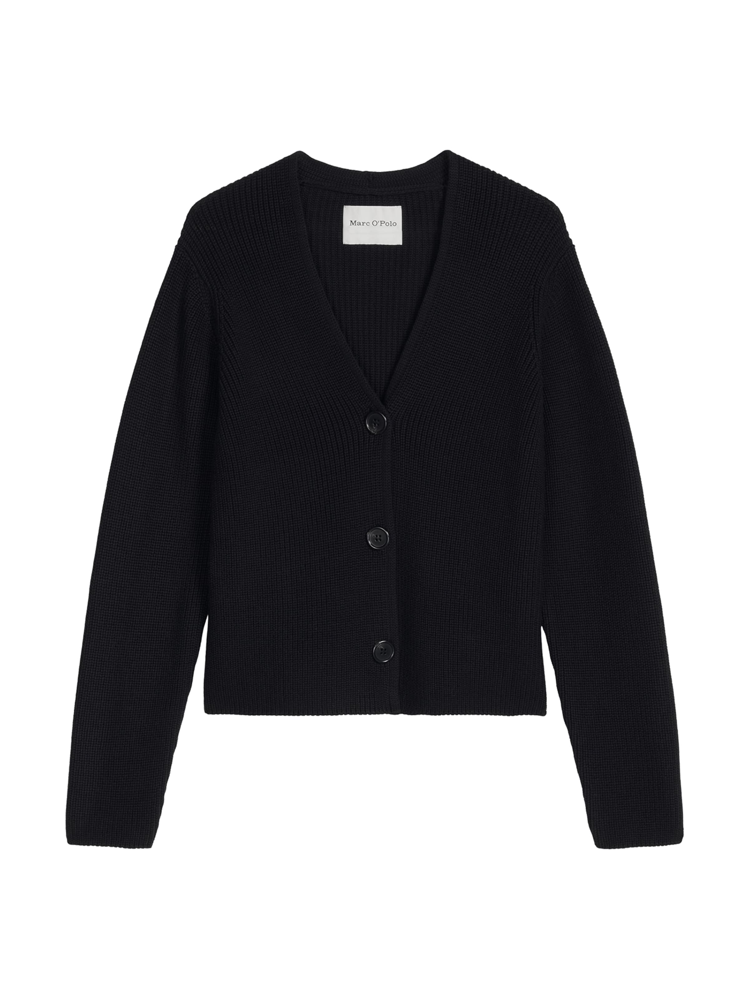 Marc O'Polo Вязаная кофта в Черный: спереди