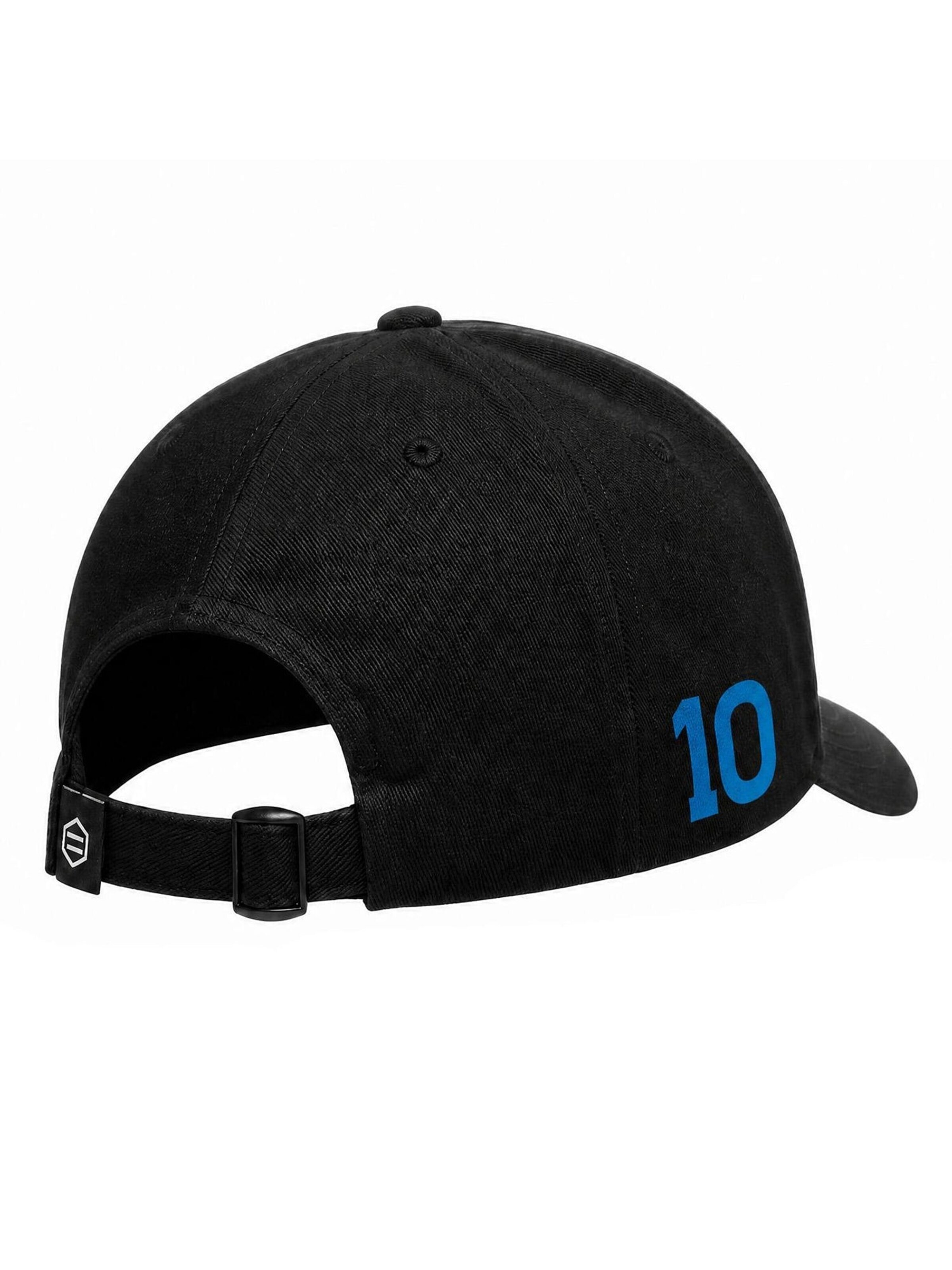 DOLLY NOIRE Czapka z daszkiem 'Maradona Dad Hat' w kolorze czarny