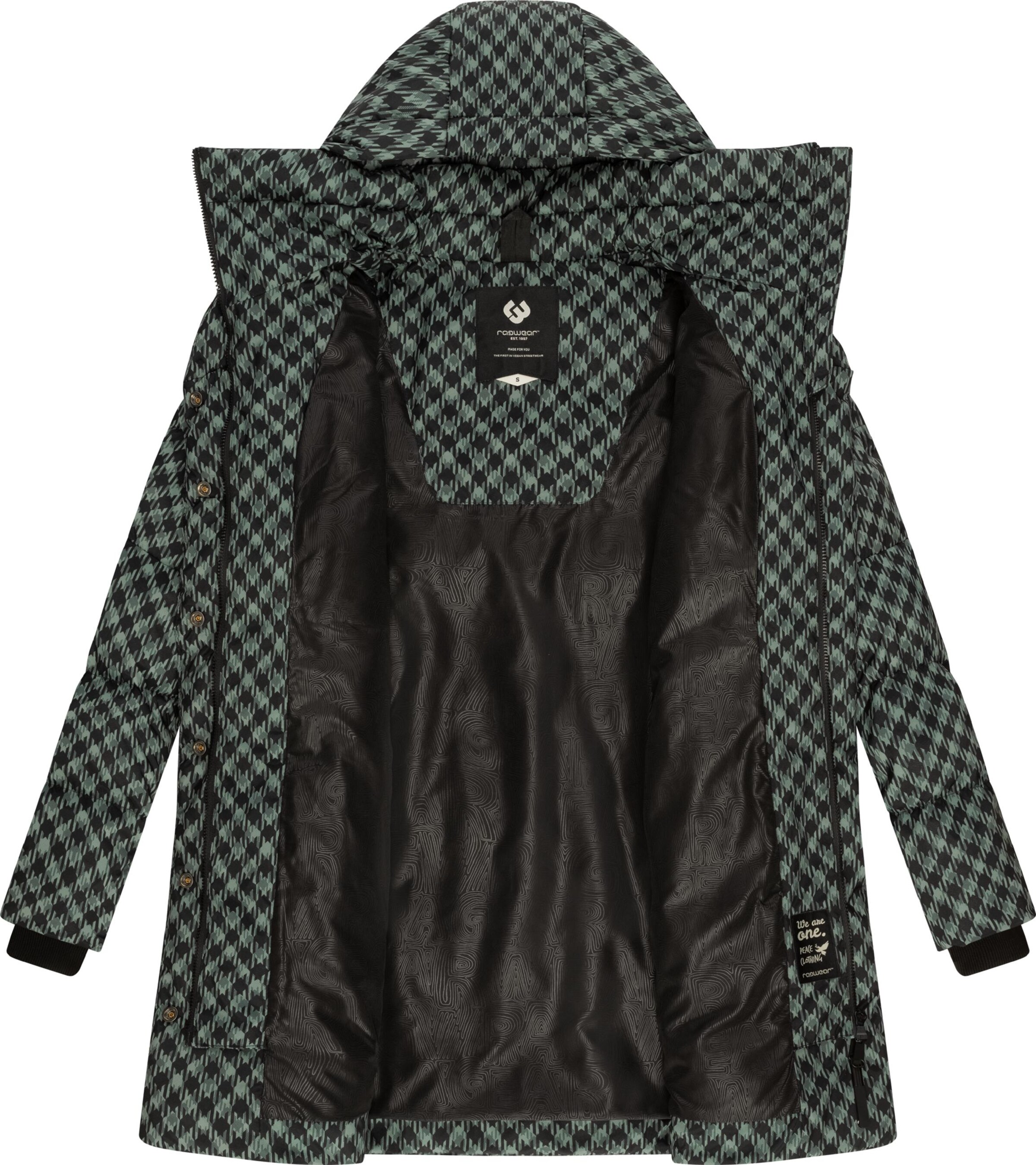 Ragwear Winter coat 'Niara' in Green