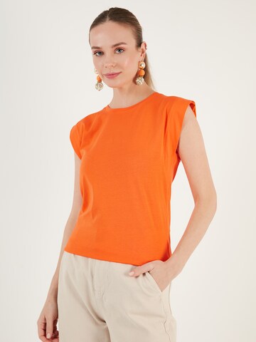 LELA Shirt in Orange: front