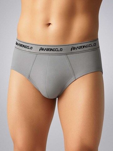 PANTONECLO Slip 'Pantoneclo Men’s Boxer Brief Underwear' in Grey