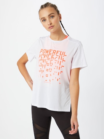 Maglia funzionale 'Tech Touch' di Superdry in bianco: frontale