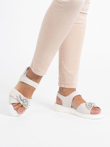 VITAFORM Sandale in Weiß: Vorderseite