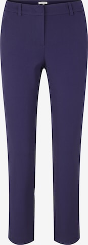 Pantalon chino 'Mia' TOM TAILOR en bleu : devant