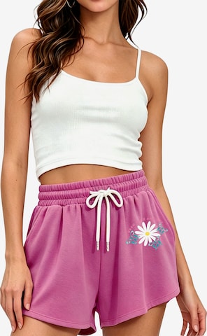 GORHEY Loosefit Hose in Pink: Vorderseite