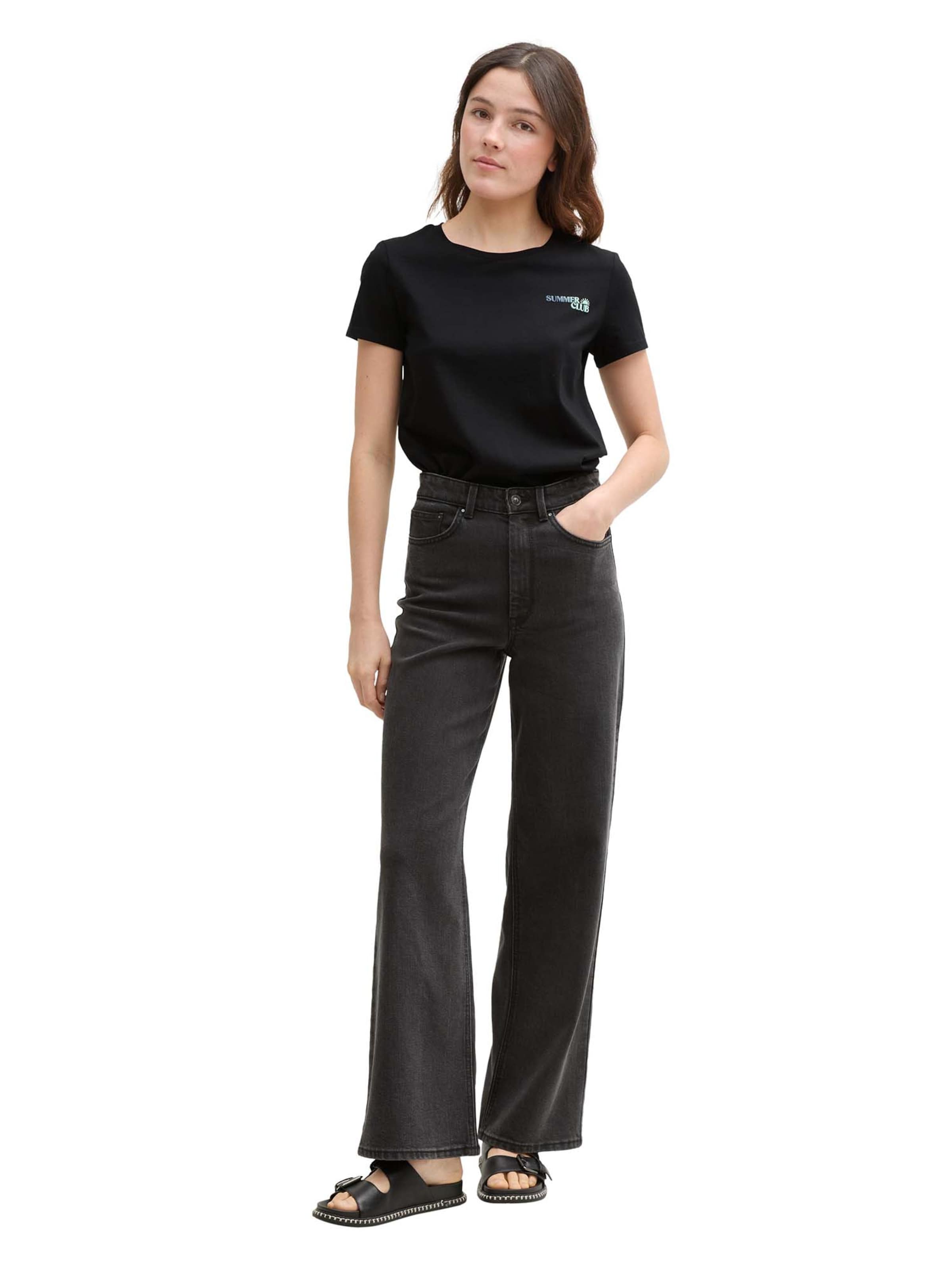 TOM TAILOR DENIM Shirt in Black