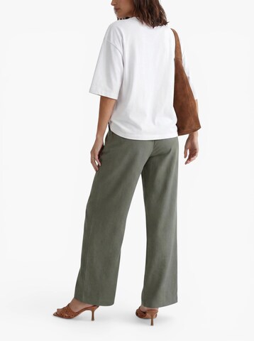 Wide leg Pantaloni con pieghe 'VMCARLA' di VERO MODA in verde