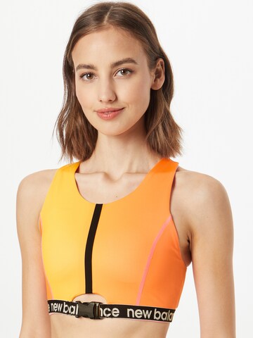 new balance Bustier Sport-BH in Orange: predná strana