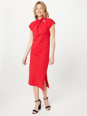 Warehouse Kleit, värv punane: eest vaates