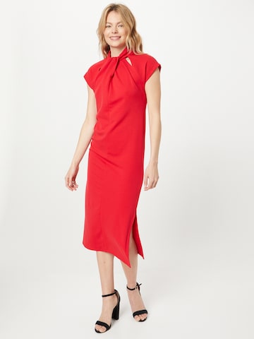 Warehouse Dress in Red: front