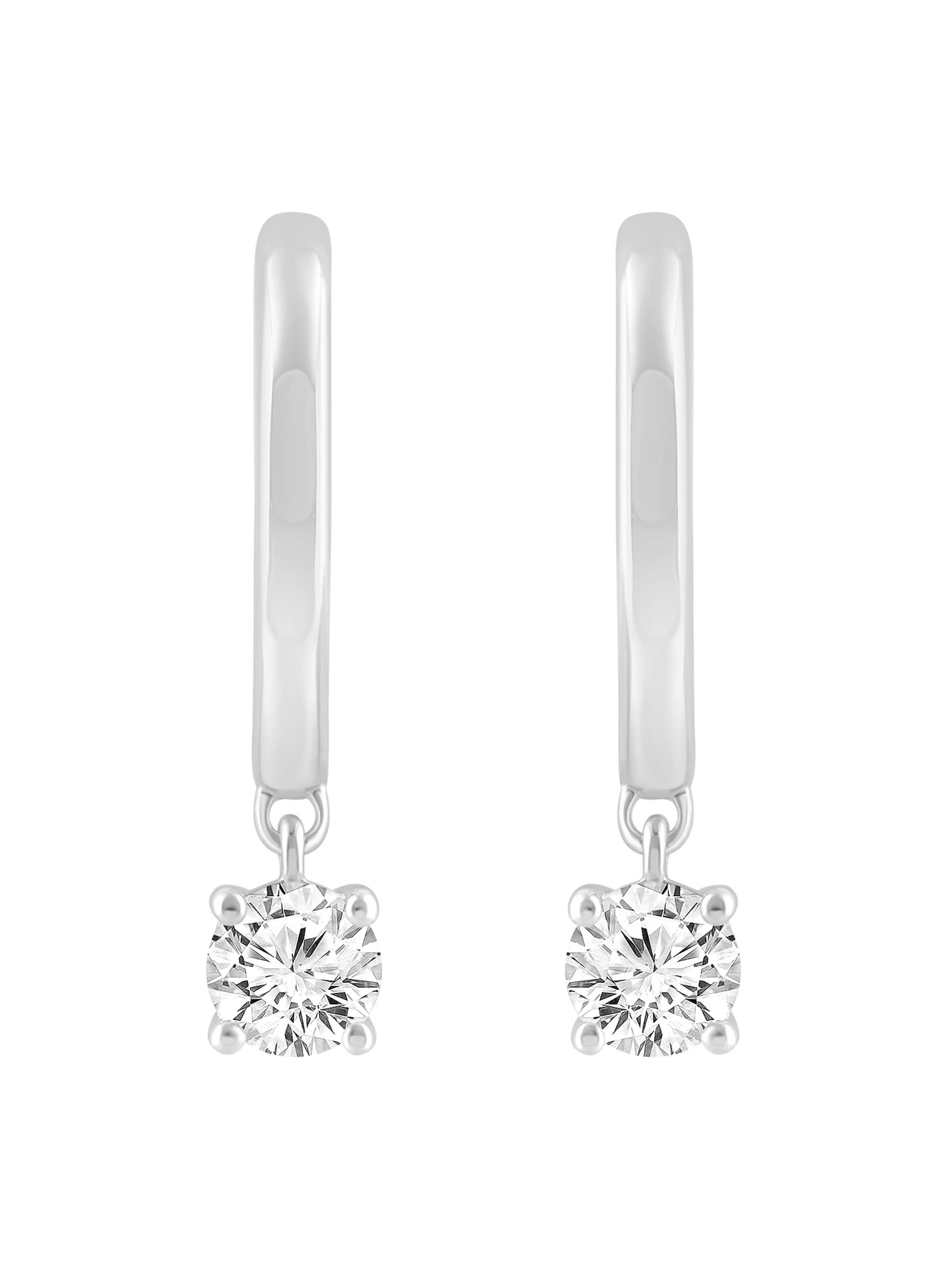Orecchini di ETHISHER DIAMANTEN in argento: frontale