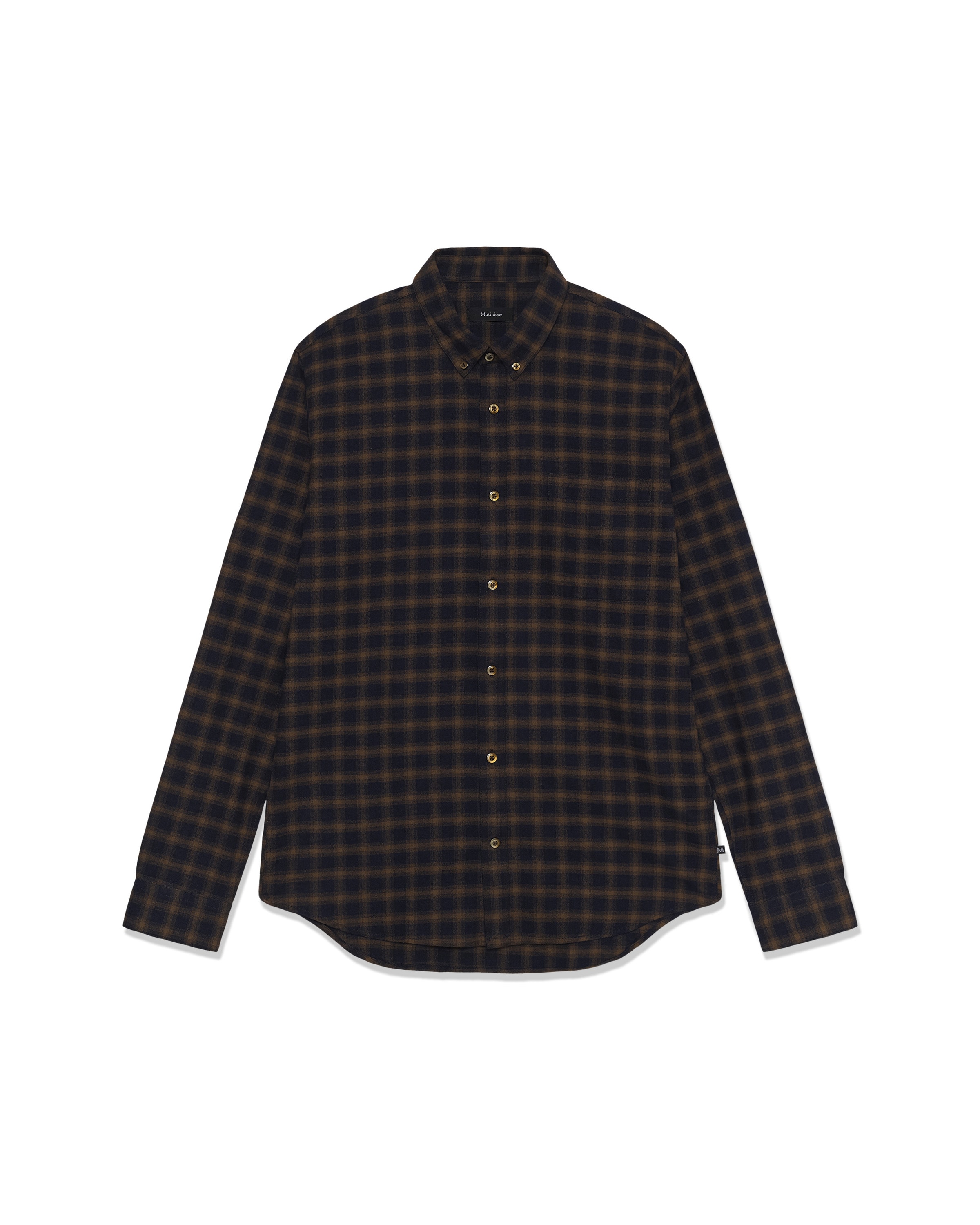 Matinique Button Up Shirt 'Trostol ' in Blue: front
