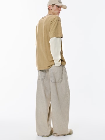 Pull&Bear Tričko – hnědá