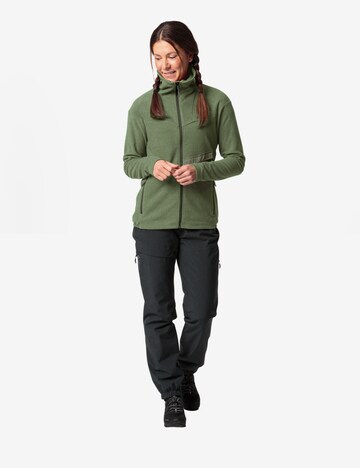 VAUDE Athletic Fleece Jacket 'Yaras' in Green