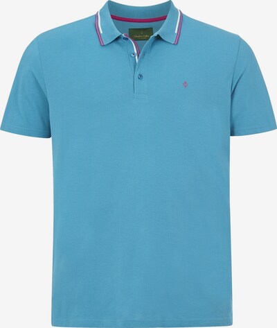 Charles Colby Shirt 'Earl Kayso' in de kleur Turquoise / Pink / Wit, Productweergave