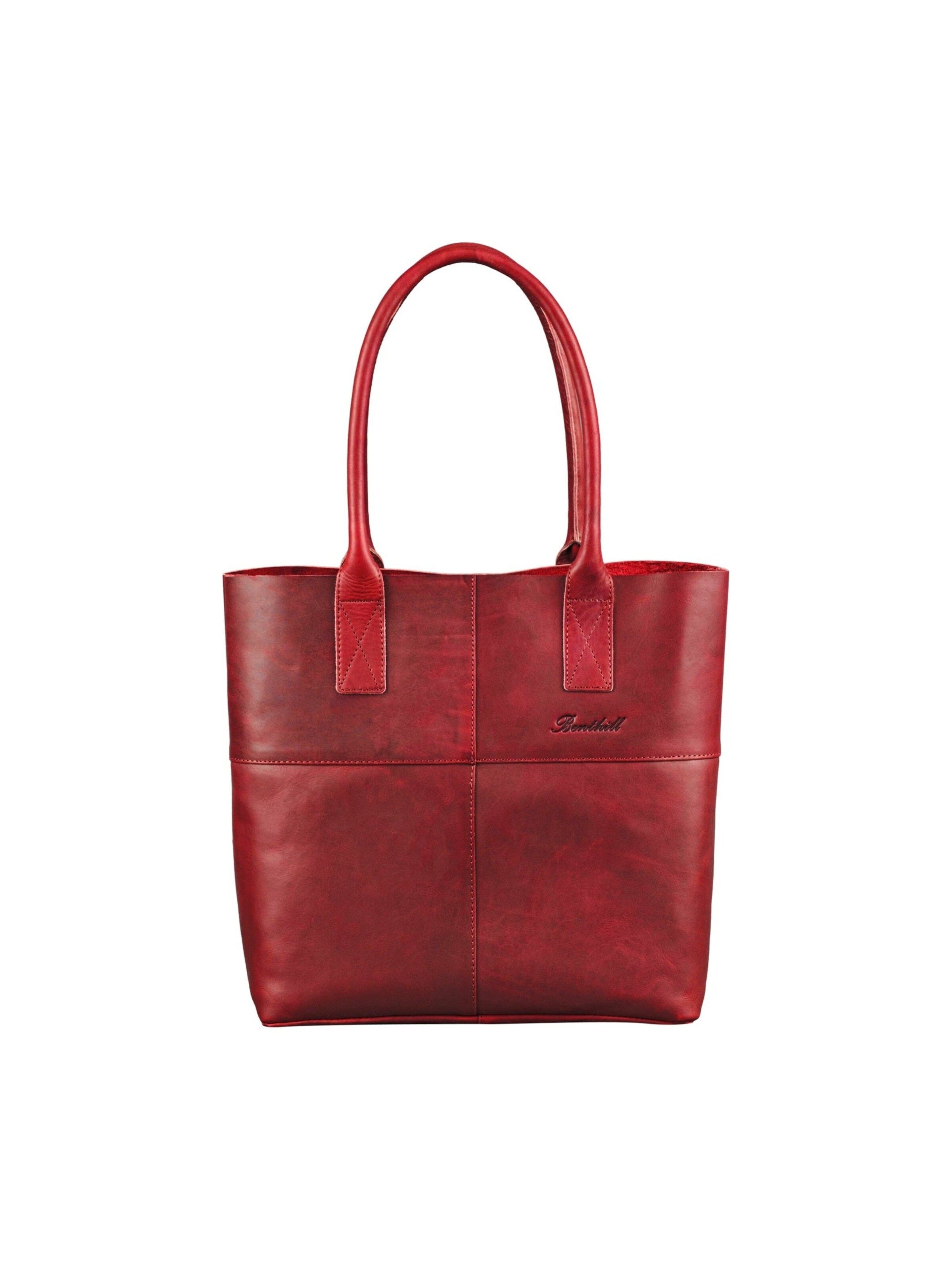 Benthill Shopper in Red: front