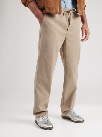 GUESS Regular Панталон 'CORONADO' в сиво: отпред