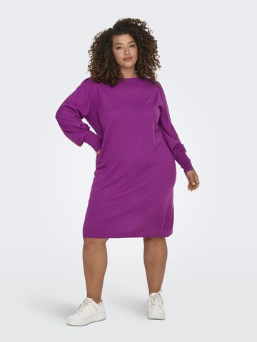ONLY Carmakoma Knit dress in Purple