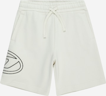 DIESEL Regular Pants in White: front