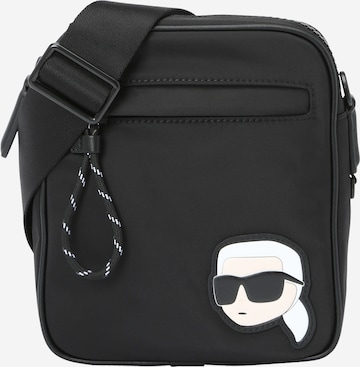 Sac à bandoulière Karl Lagerfeld en noir : devant