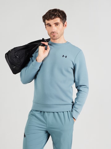Hanorac sport 'Unstoppable' de la UNDER ARMOUR pe albastru: față