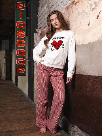 Pyjama 'Endless Love' Rebelle en rouge : devant