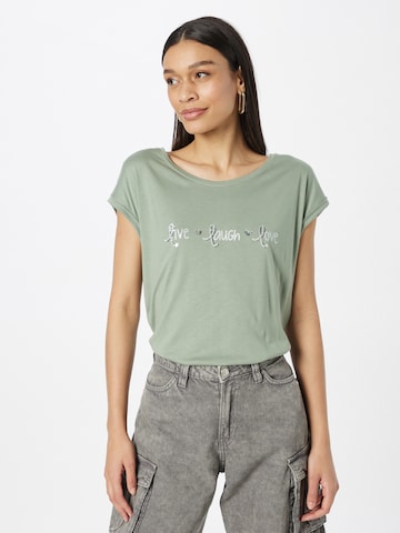 T-shirt 'Liliana' ABOUT YOU en vert : devant