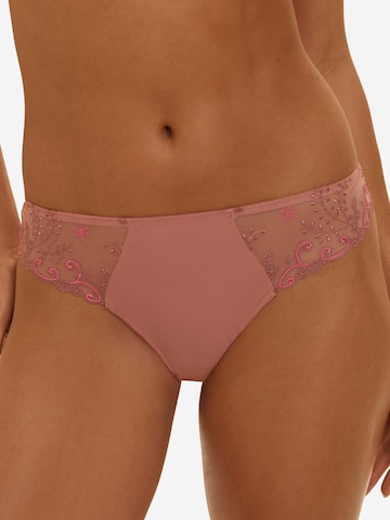 Simone Perele Thong 'Délice' in Pink