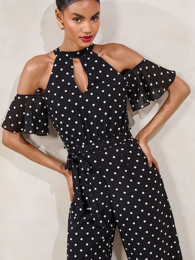 Lipsy Jumpsuit in schwarz / weiß, Produktansicht