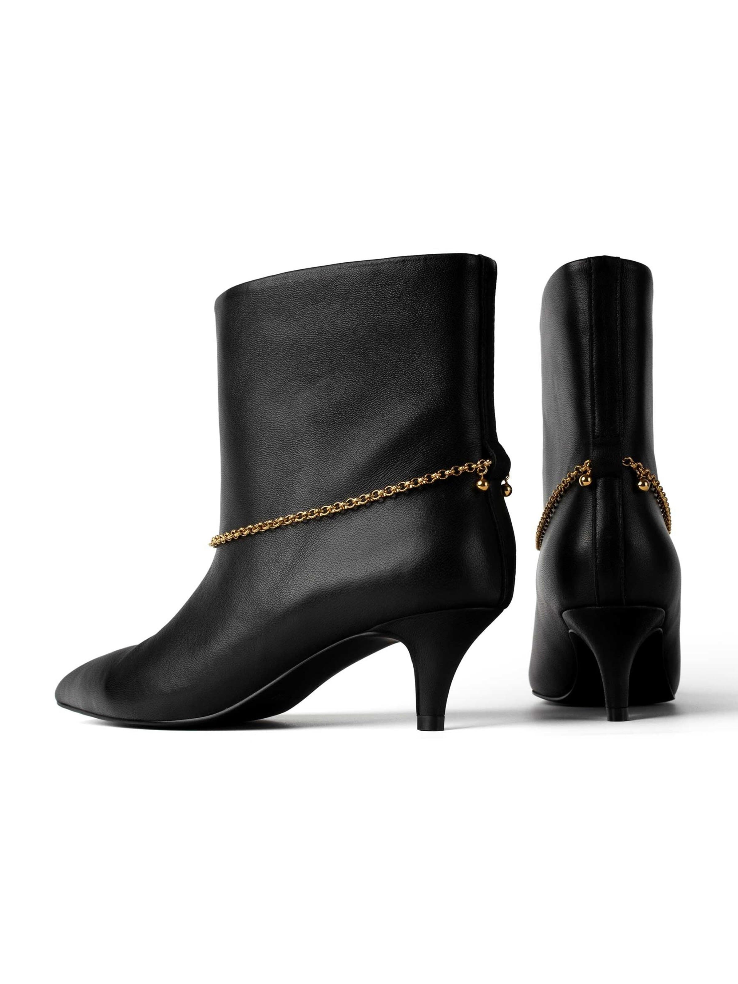 Bottines 'STELLA' L37 HANDMADE SHOES en noir