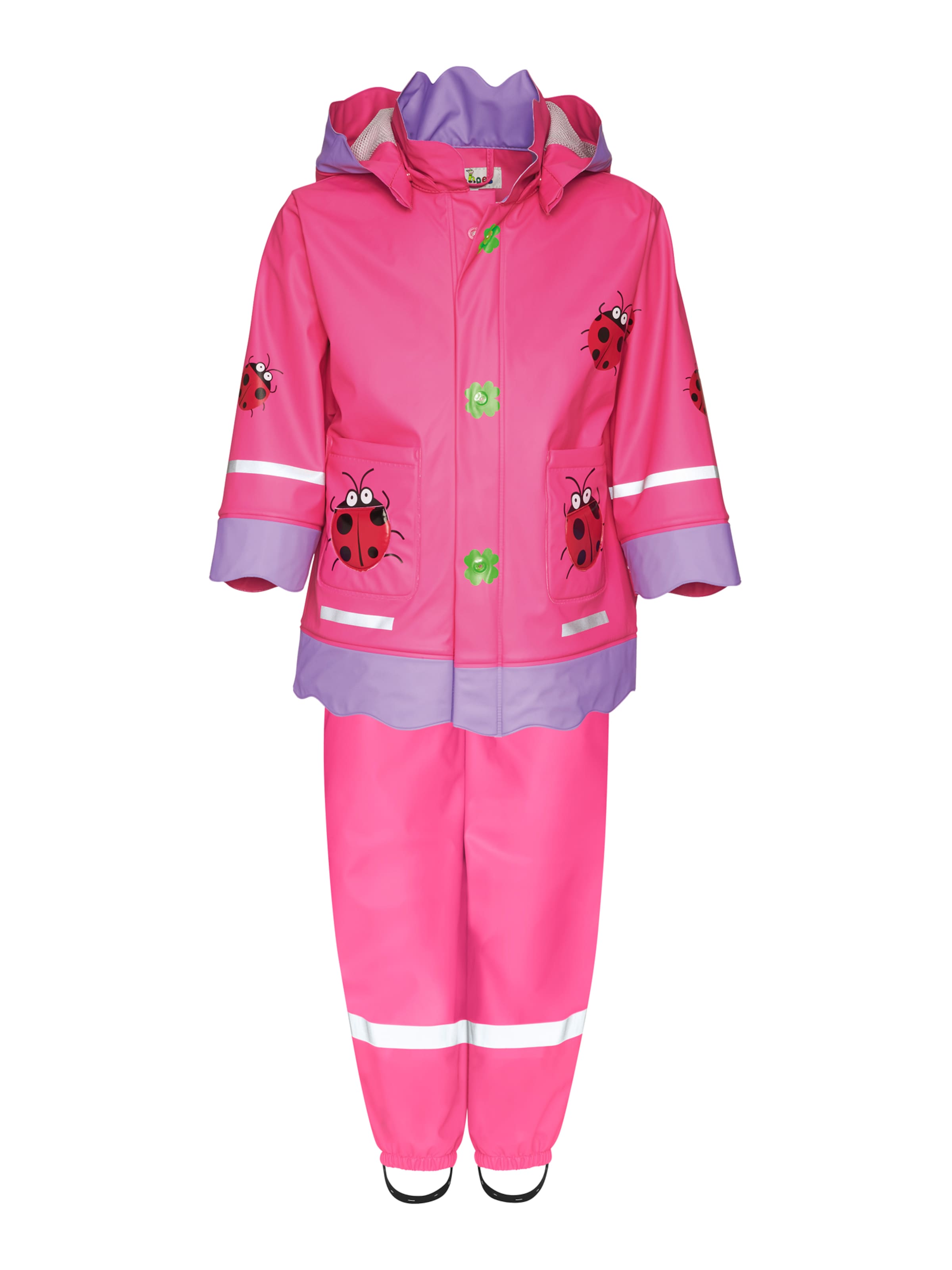 Costume fonctionnel 'Glückskäfer' PLAYSHOES en rose : devant