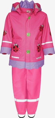 rožinė PLAYSHOES Funkcinis kostiumas 'Glückskäfer': priekis