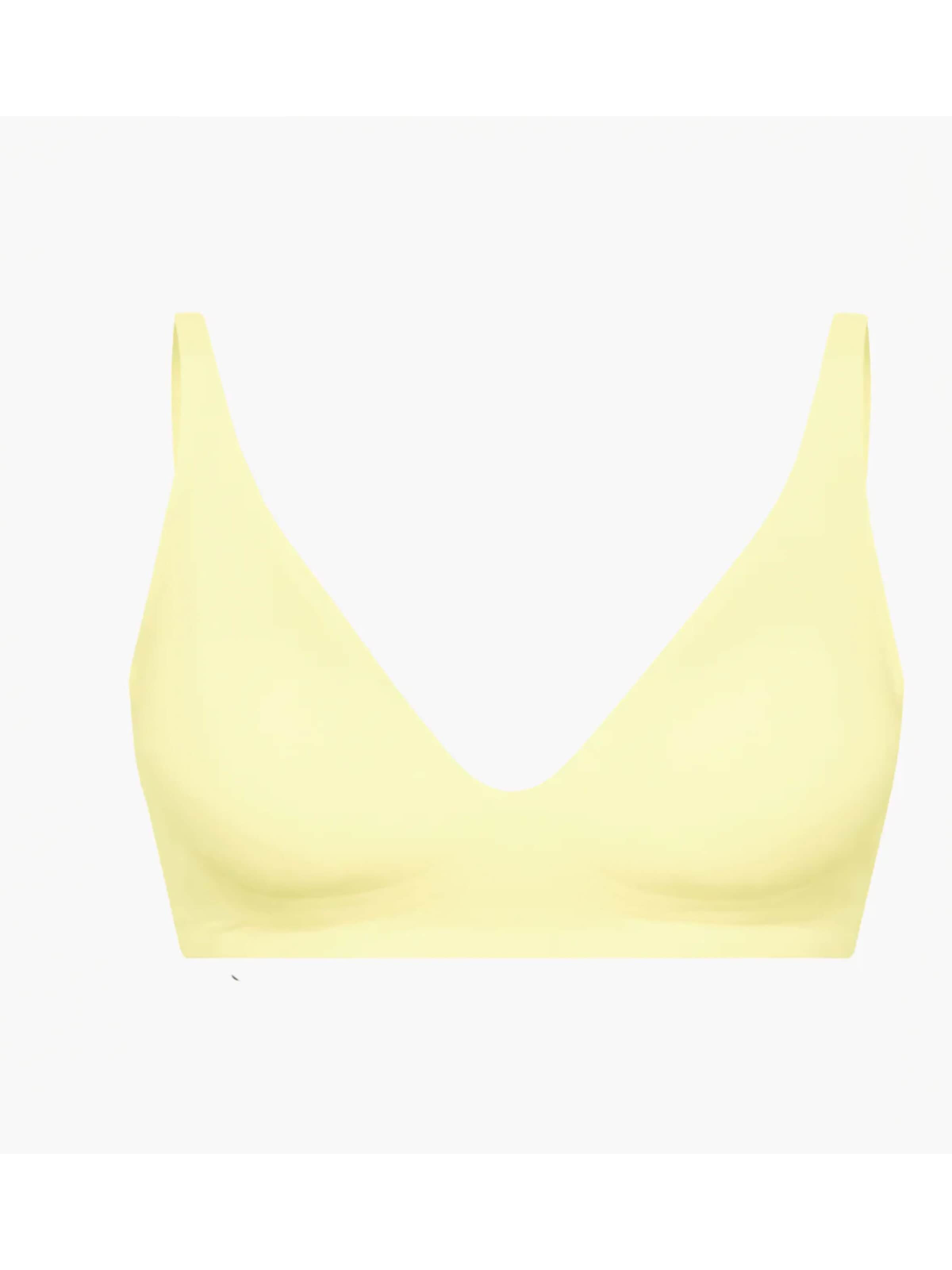 cfab (formerly creamy fabrics) Push-up Behå 'Comfort Push-Up BH' i gul: framsida