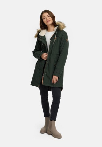 Ragwear Winterparka 'Tawny' in Grün