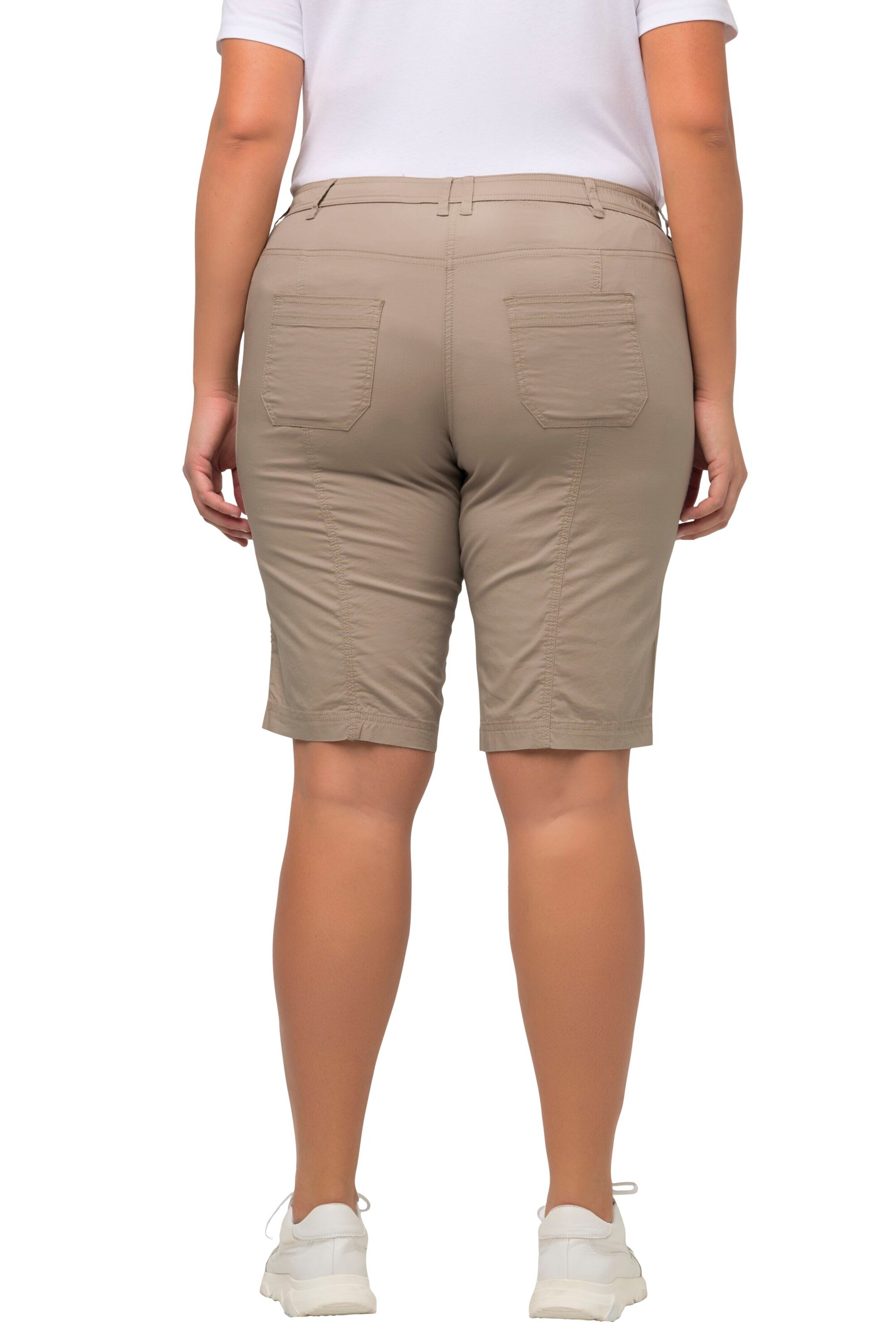 Ulla Popken Regular Trousers in Brown