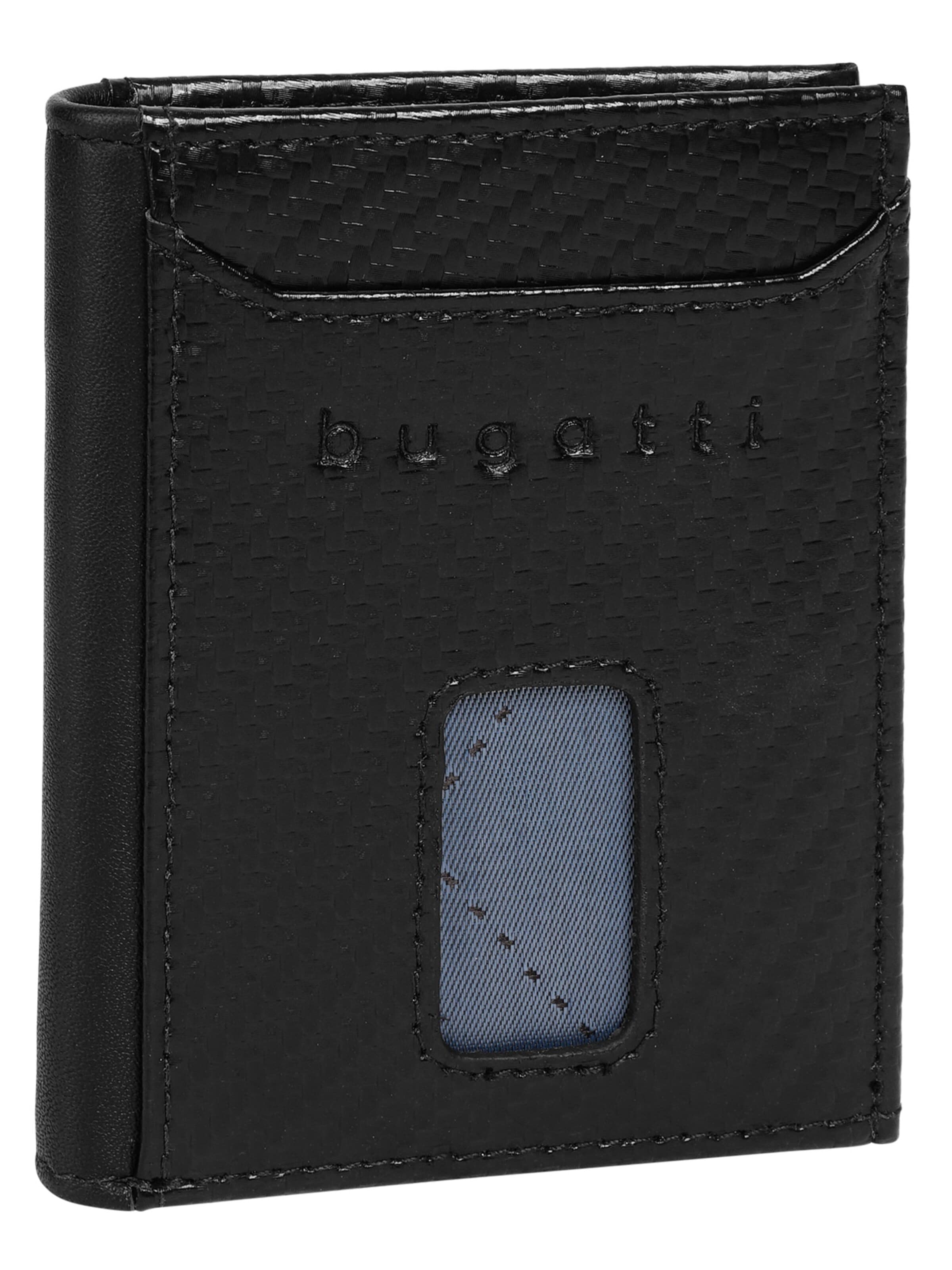 bugatti Wallet 'SECURE SLIM' in Black