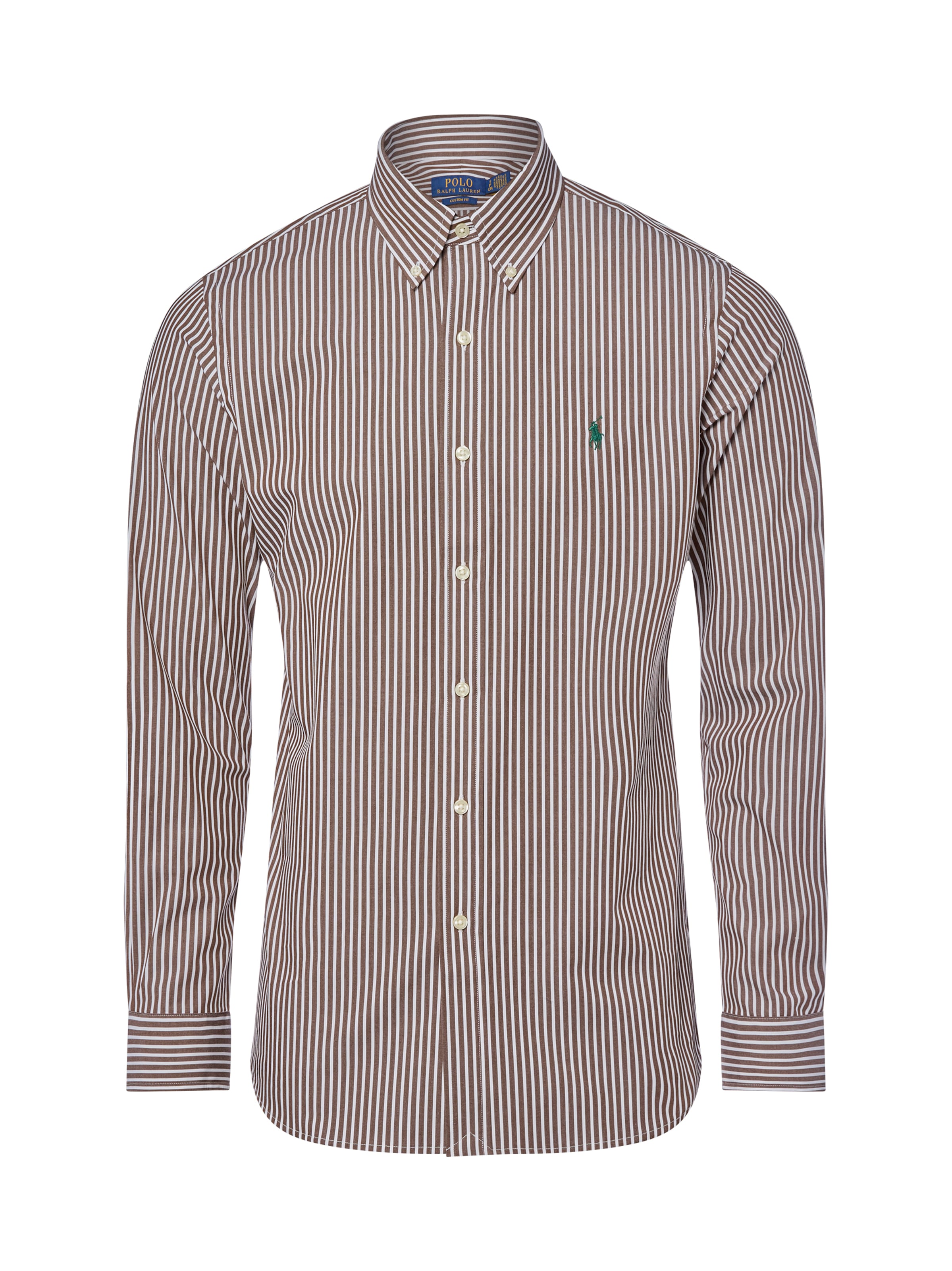 Chemise Polo Ralph Lauren en marron : devant