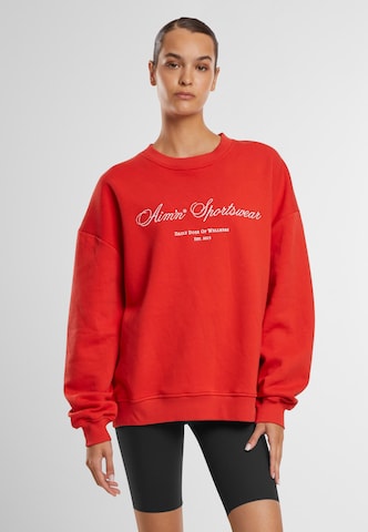 Aim'n Sweatshirt in Rot: Vorderseite