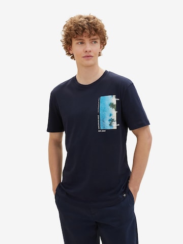TOM TAILOR DENIM T-shirt i blå