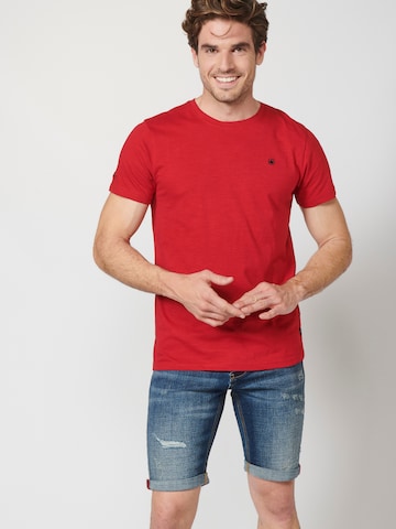 KOROSHI Shirt in Rood: voorkant