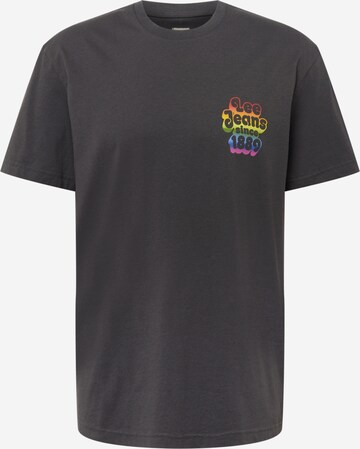 Lee Shirt 'PRIDE' in Grey: front