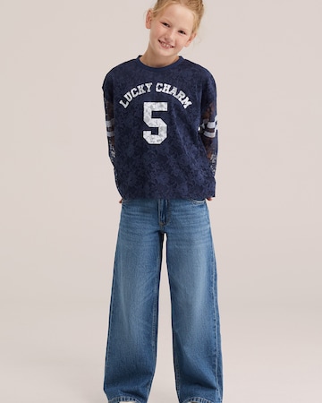 WE Fashion Тениска в синьо