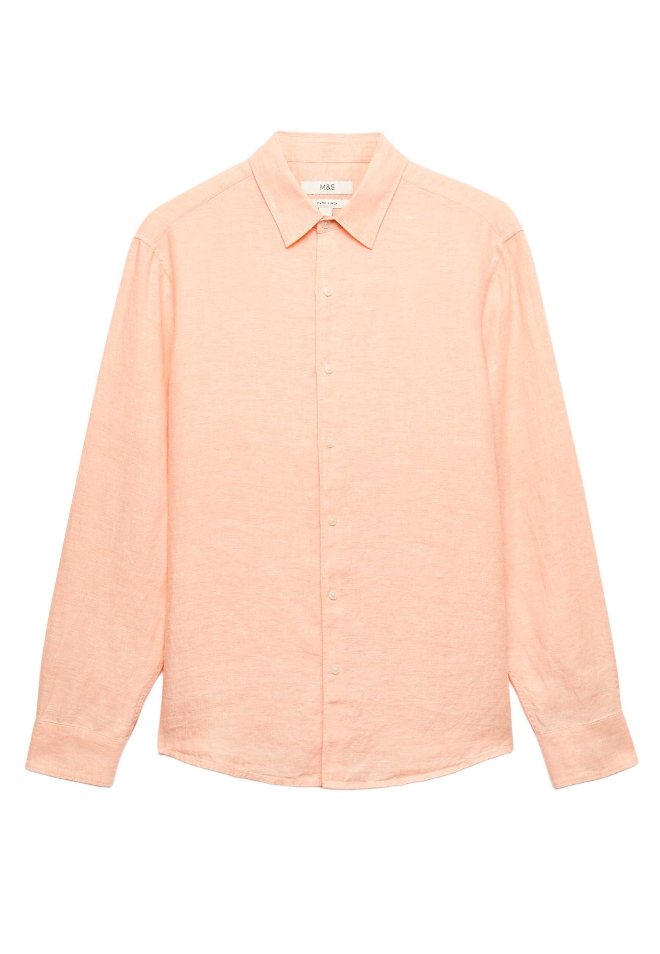 Chemise Marks & Spencer en orange : devant