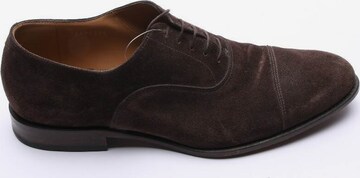 BOSS Flats & Loafers in 43 in Brown: front