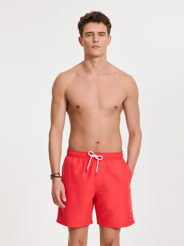 Shorts de bain 'Mike' Shiwi en rouge